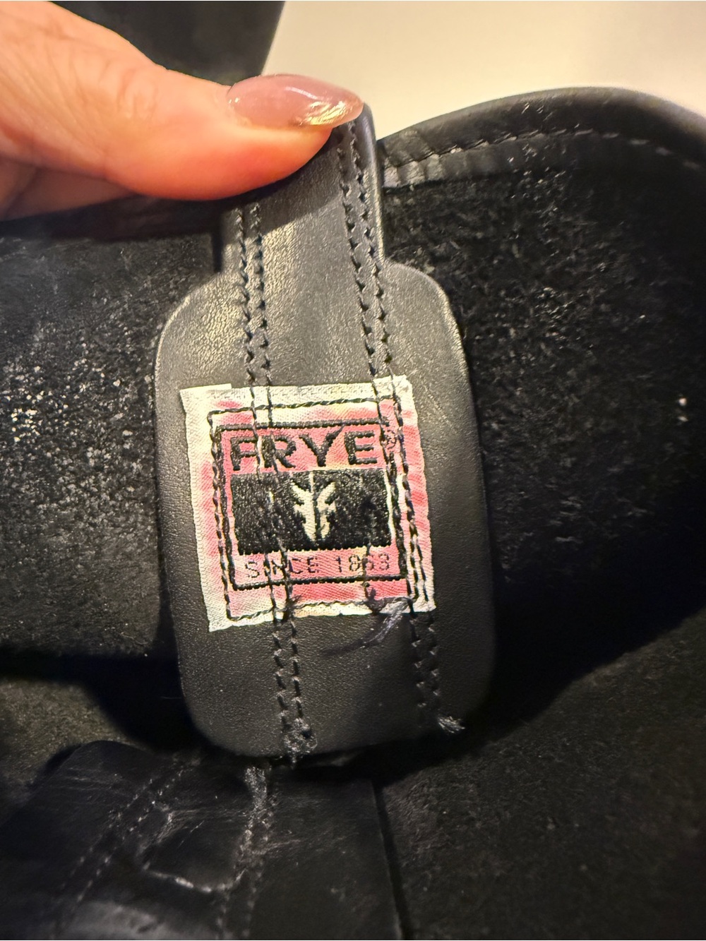 Frye Black Leather Harness Mid-Calf Boots - Women - Picture 3 of 4
